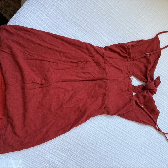 Princess Polly Rust Dress - Picture 1 of 5